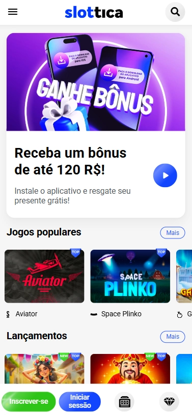 Slottica rodadas grátis